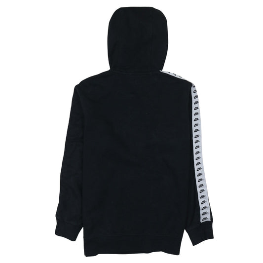 Nike Men's Black Pullover Hoodie Size S Logo Sleeve Sportswear