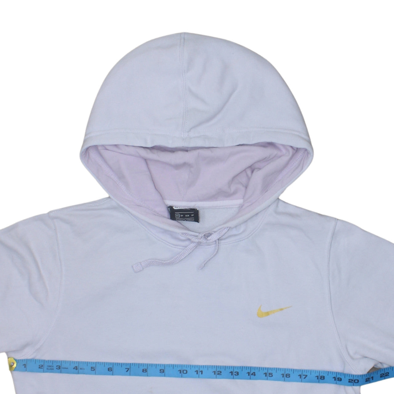 Nike Women’s White XS Pullover Hoodie Cotton Blend Drawstring