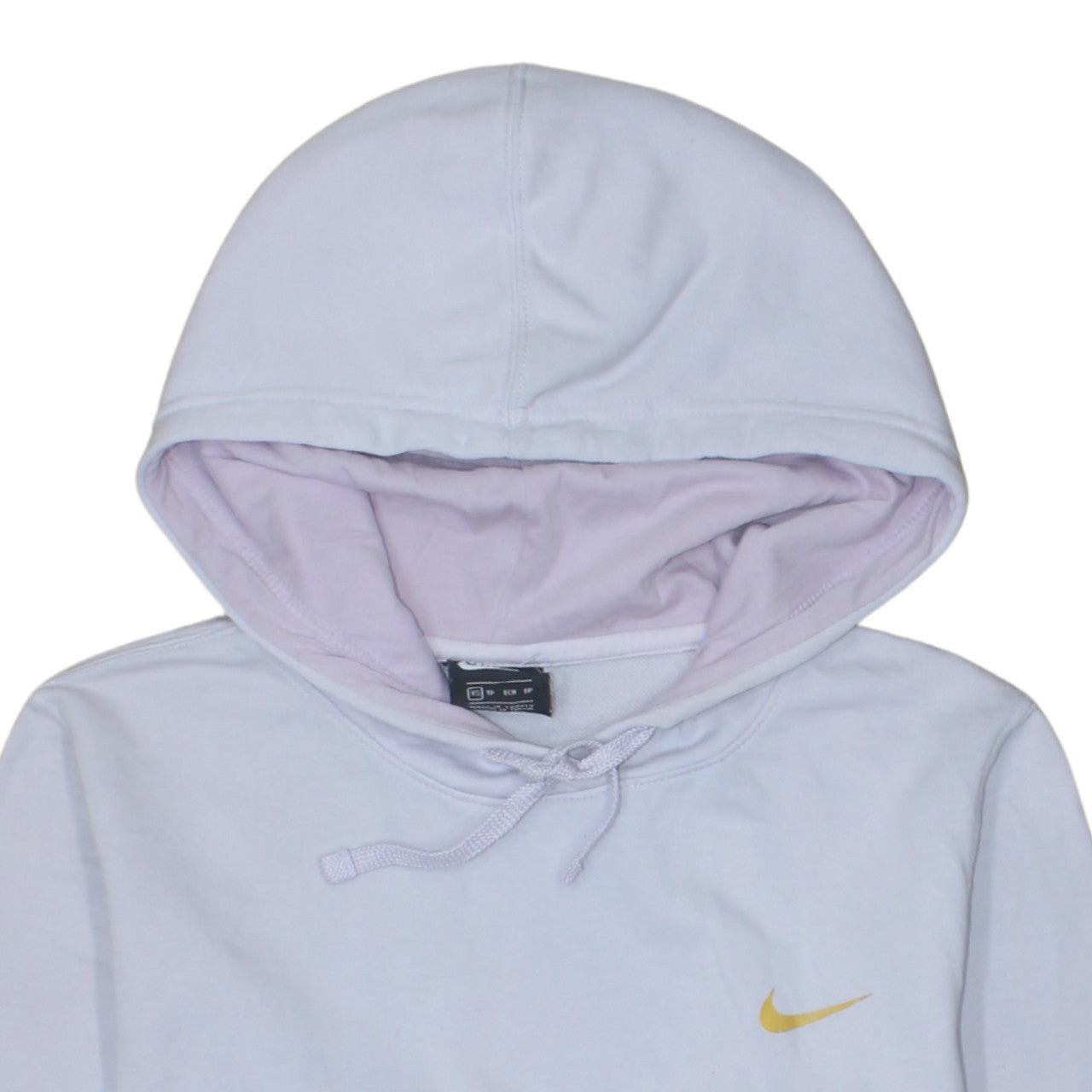 Nike Women’s White XS Pullover Hoodie Cotton Blend Drawstring