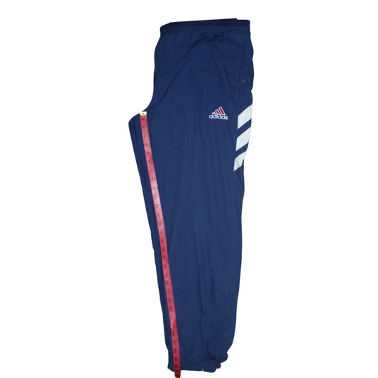Adidas Men's Blue Track Pants L Lightweight Sports Trousers