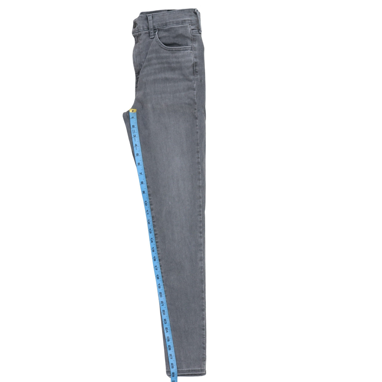 Levi's Women Grey 721 High Rise Super Skinny Jeans Size 27