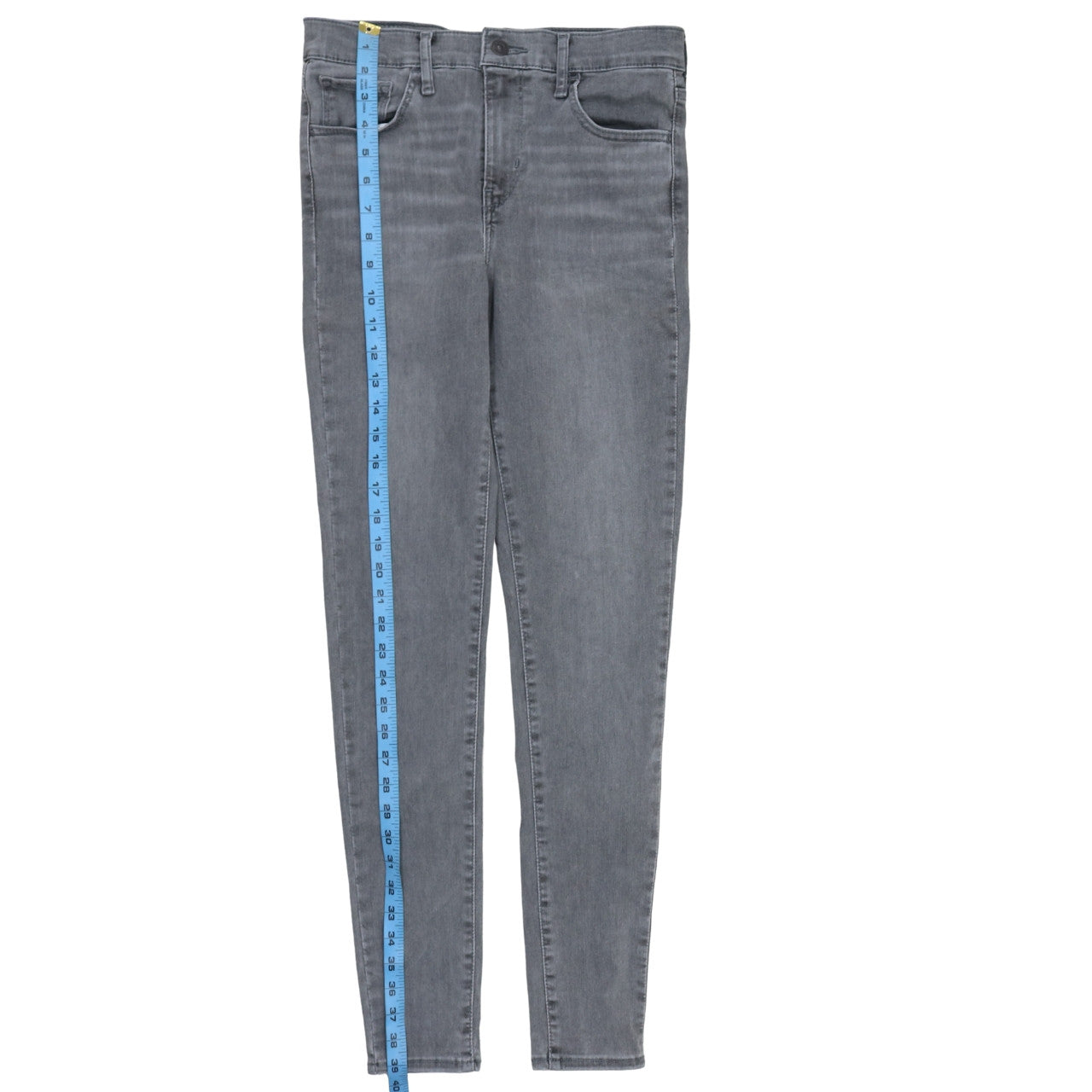 Levi's Women Grey 721 High Rise Super Skinny Jeans Size 27