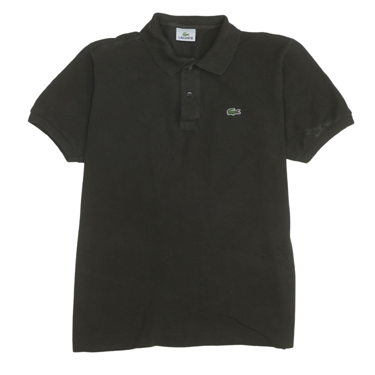 Lacoste Men's Black Regular Fit Polo Shirt Size L