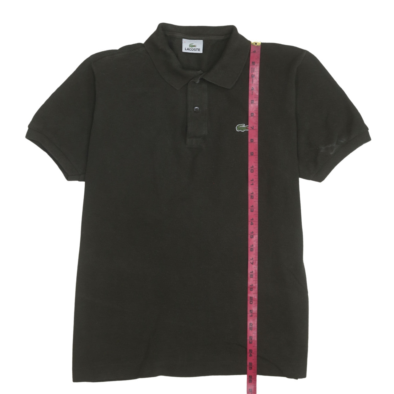 Lacoste Men's Black Regular Fit Polo Shirt Size L