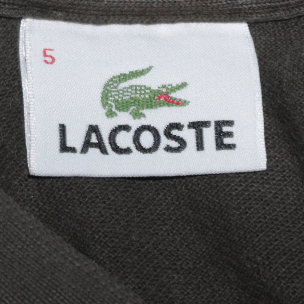 Lacoste Men's Black Regular Fit Polo Shirt Size L