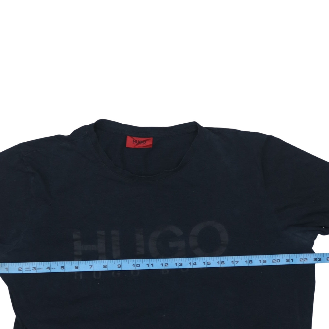 Hugo Boss Men's Black Cotton Short Sleeve Logo T-Shirt M