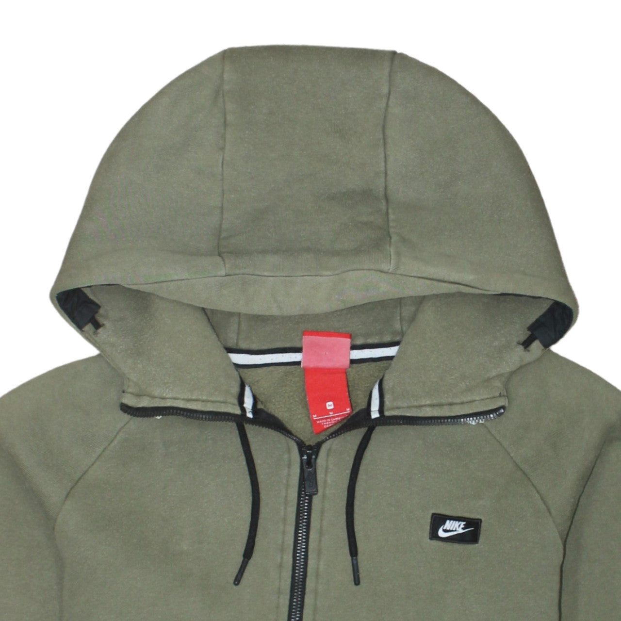 Nike Men’s Green 1/2 Zip Pullover Hoodie Size M Regular Fit Fleece