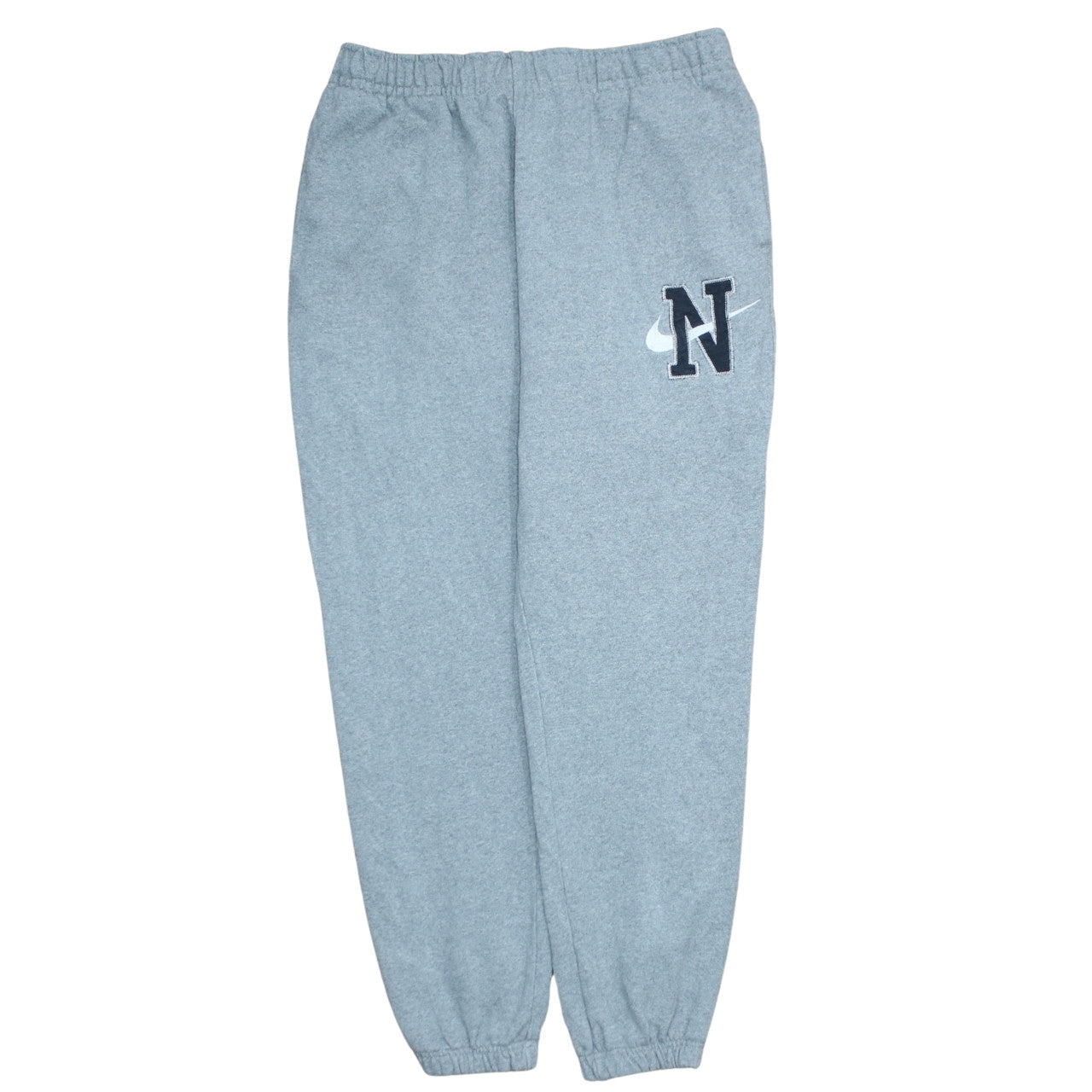 Nike Women’s Grey Cotton Sweatpants L Relaxed Fit Elastic Waist Joggers