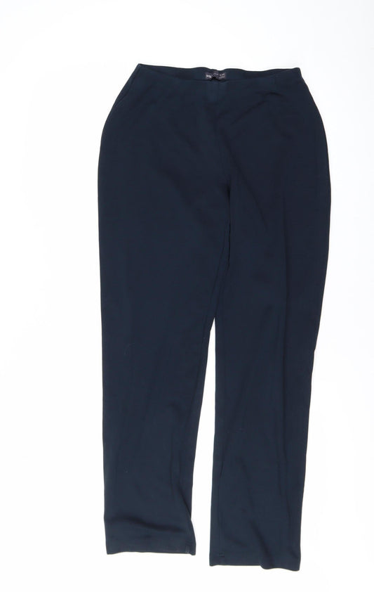 Marks and Spencer Women Black Size 10 Regular Stretch Leggings