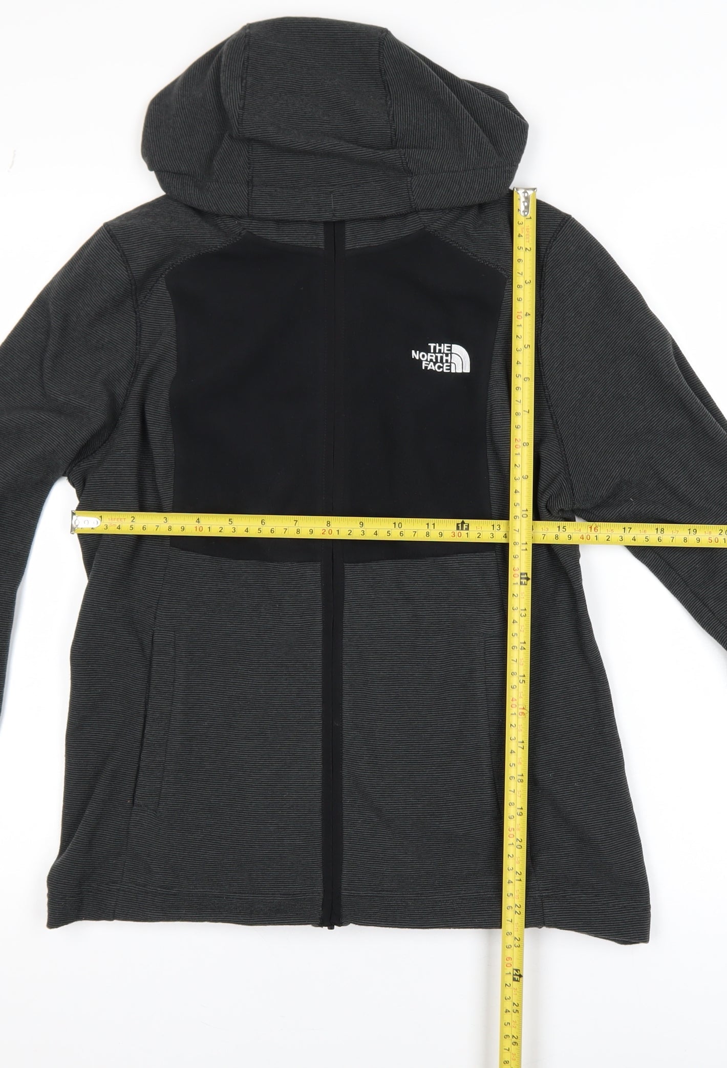 The North Face Women's Grey Hooded Full Zip Active Jacket Size M