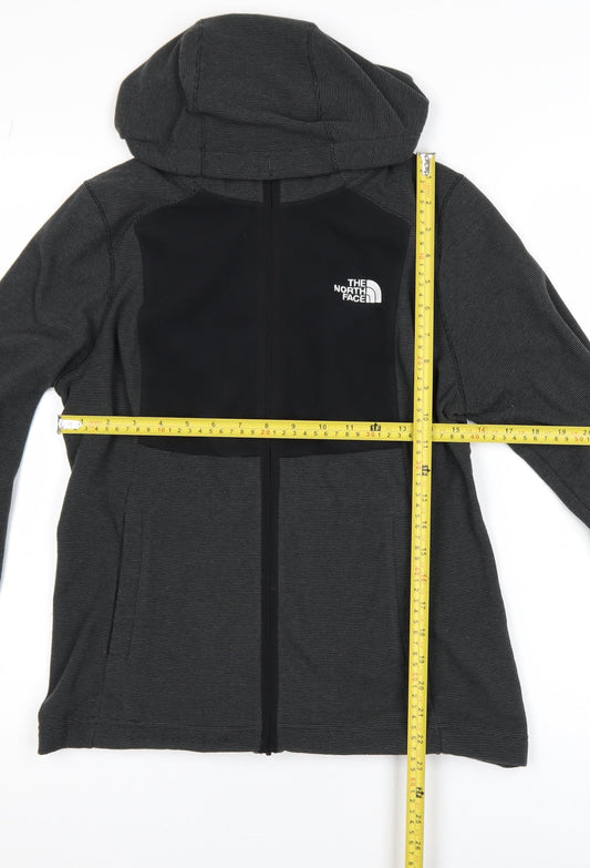 The North Face Women's Grey Hooded Full Zip Active Jacket Size M