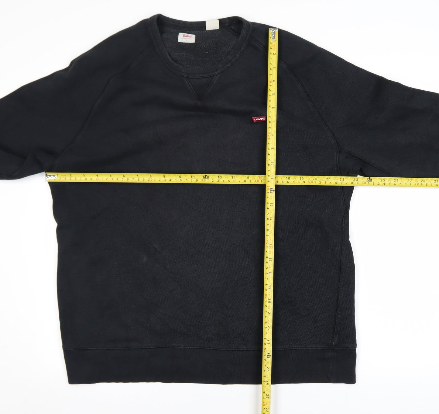 Levi's Men's Black Pullover Crew Neck Sweatshirt Size L