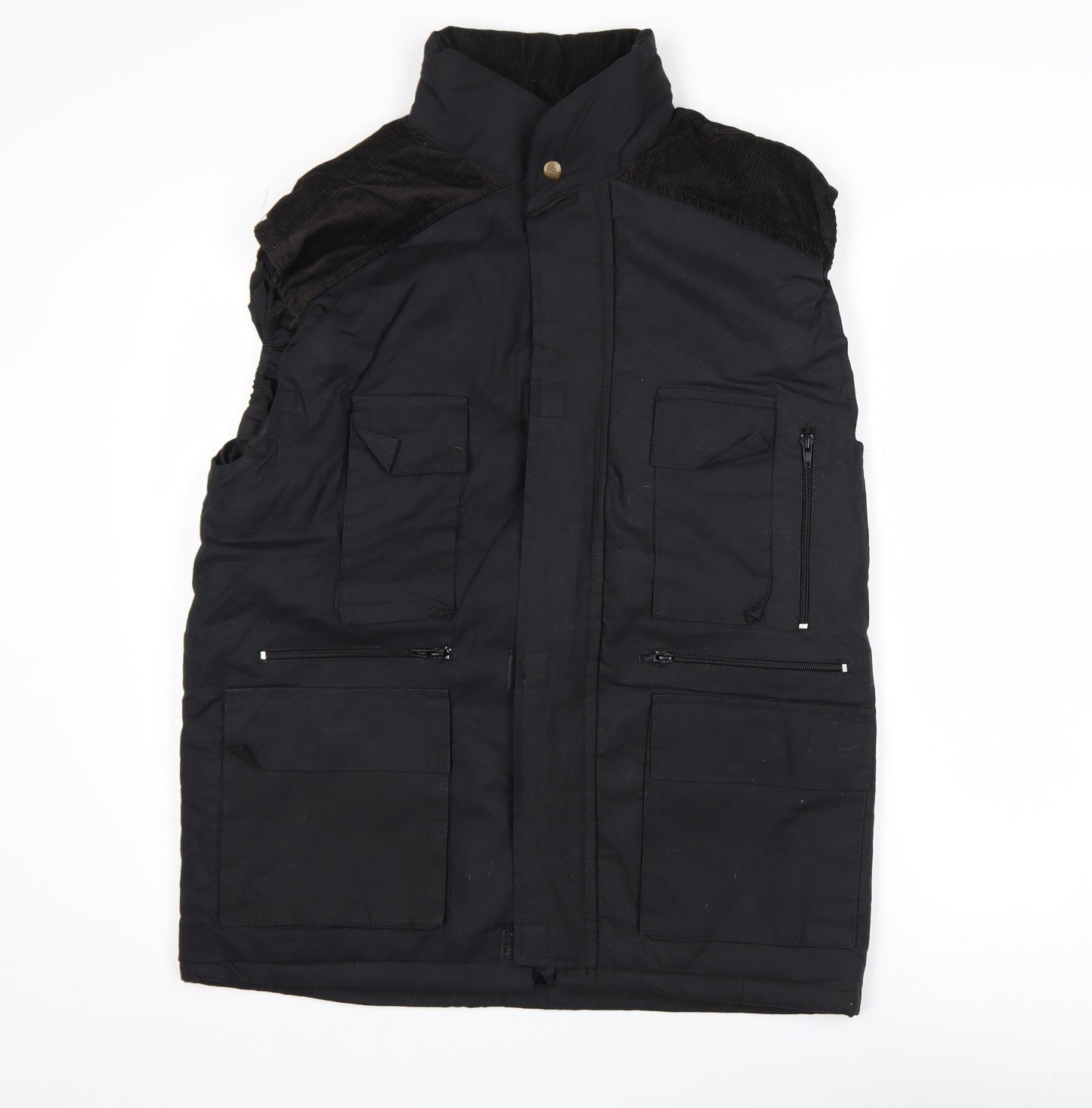 JS Outer Wear Mens Black Medium Bodywarmer Workwear Gilet