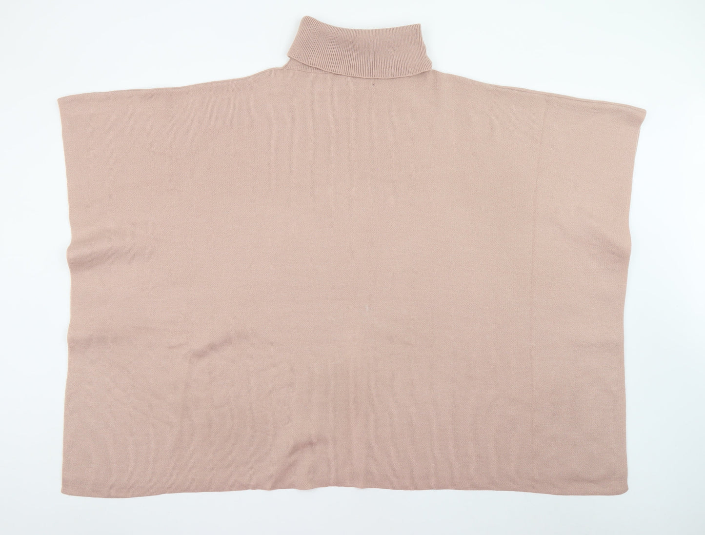 F&F Women’s Beige Roll Neck Cape Style One Size Jumper