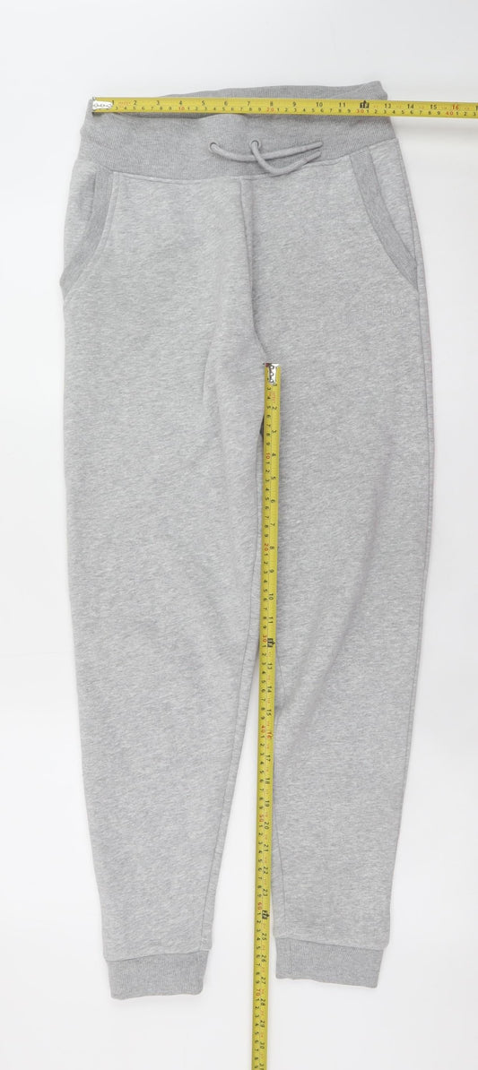 USA PRO Men's Grey Jogger Trousers S Regular Fit Casual