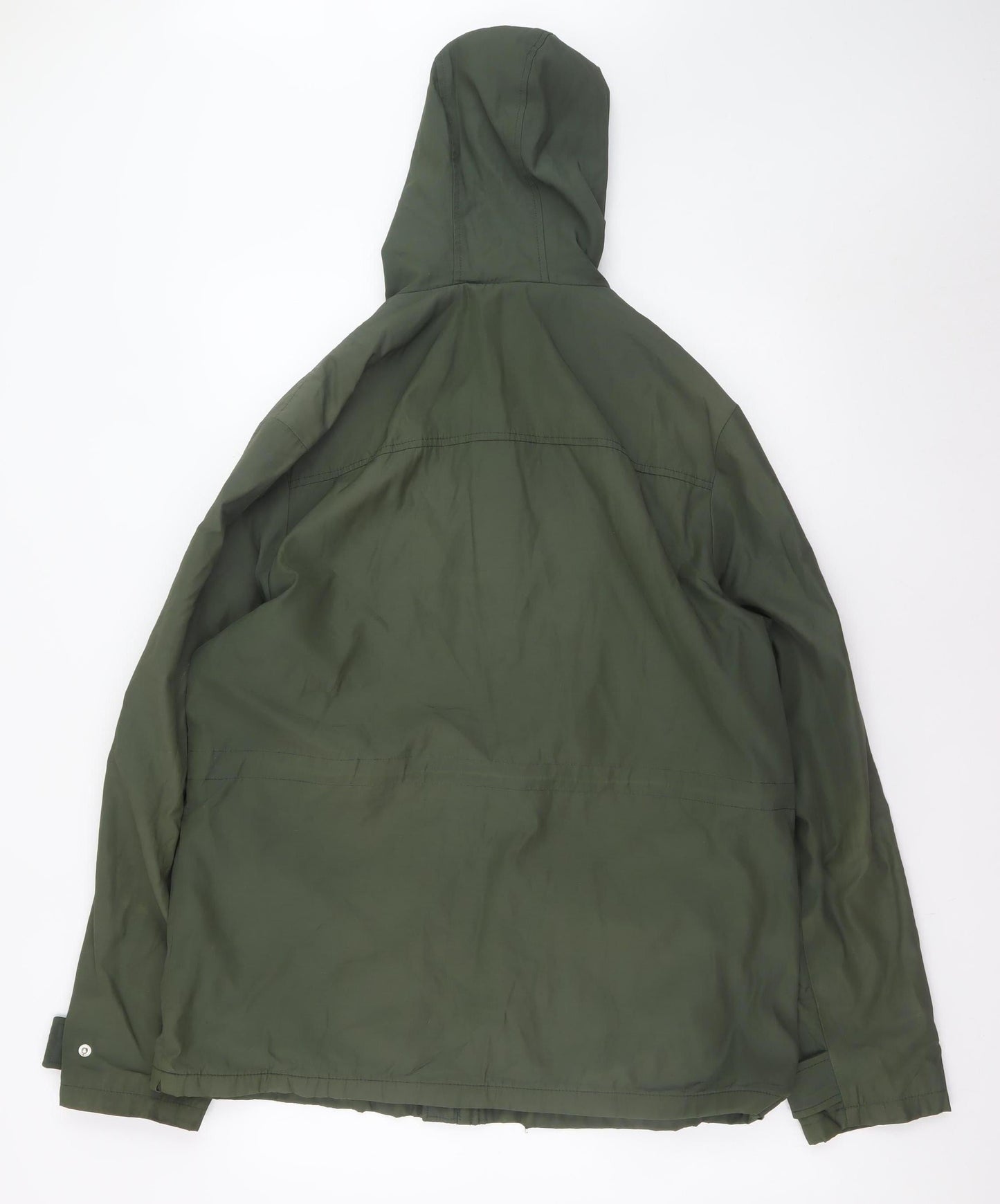 Lyle & Scott Men’s Green Hooded Parka Jacket Size L Regular Fit