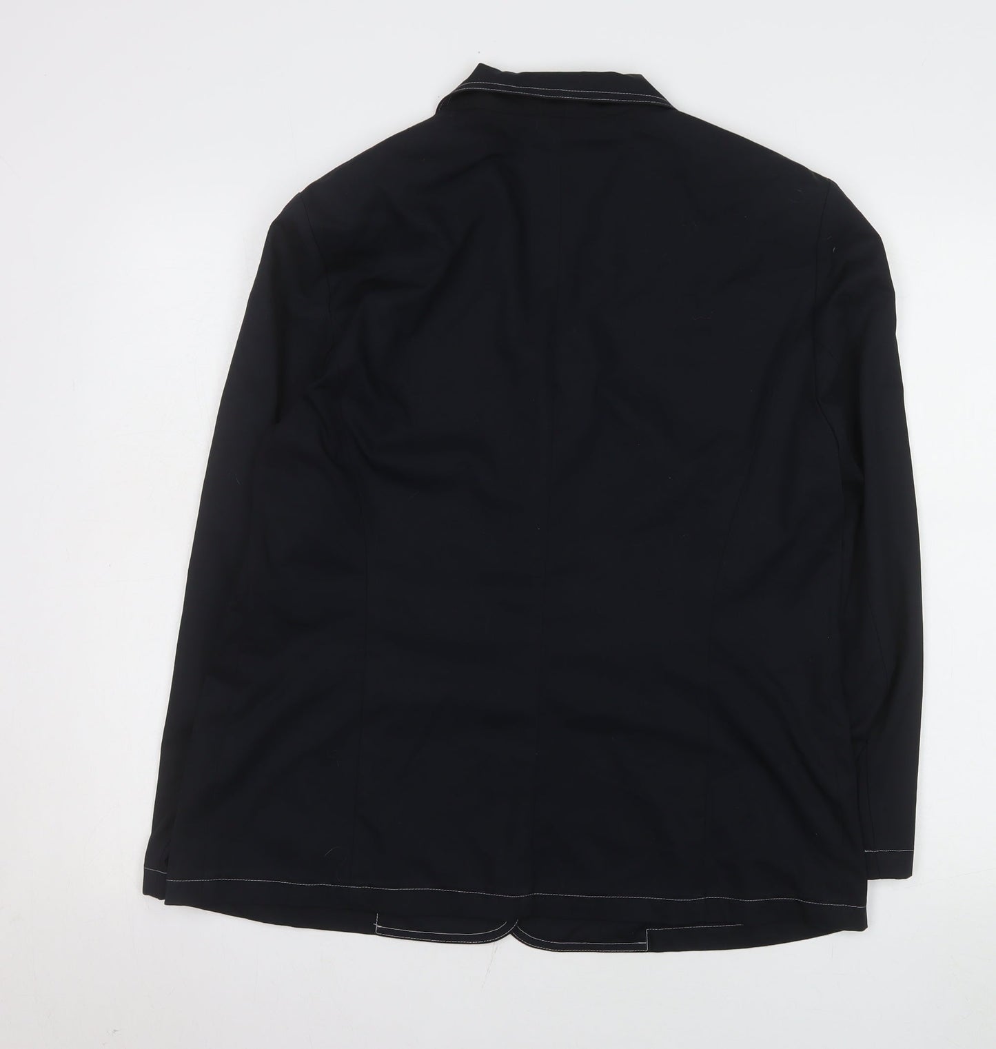 Gerry Weber Women's Black Size 16 Single-Breasted Blazer Jacket