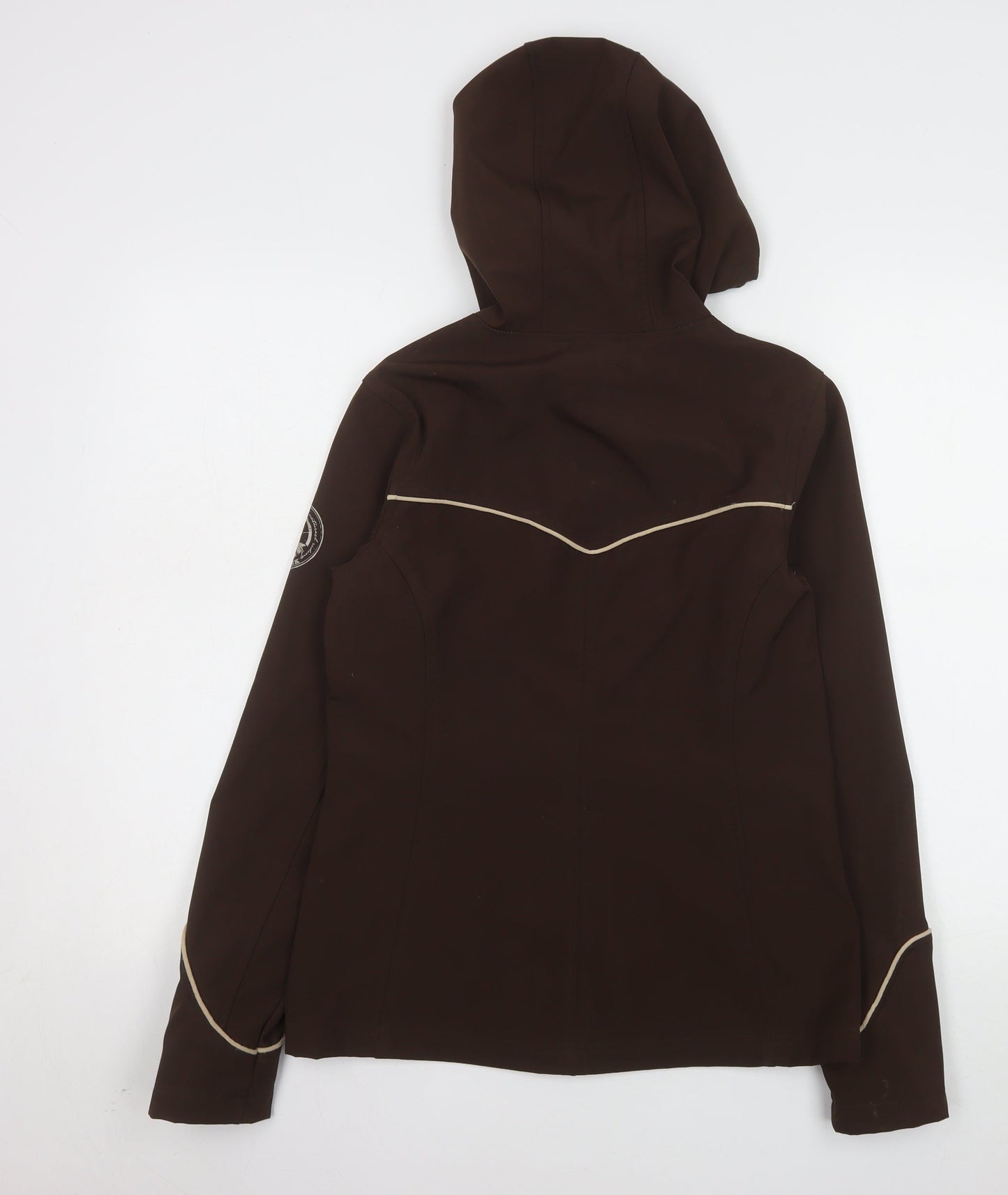 Stone Deek Women's Brown Softshell Hooded Jacket Size S