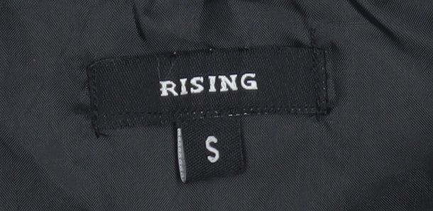 Rising Women's Black Polyester Puffer Waistcoat Size S
