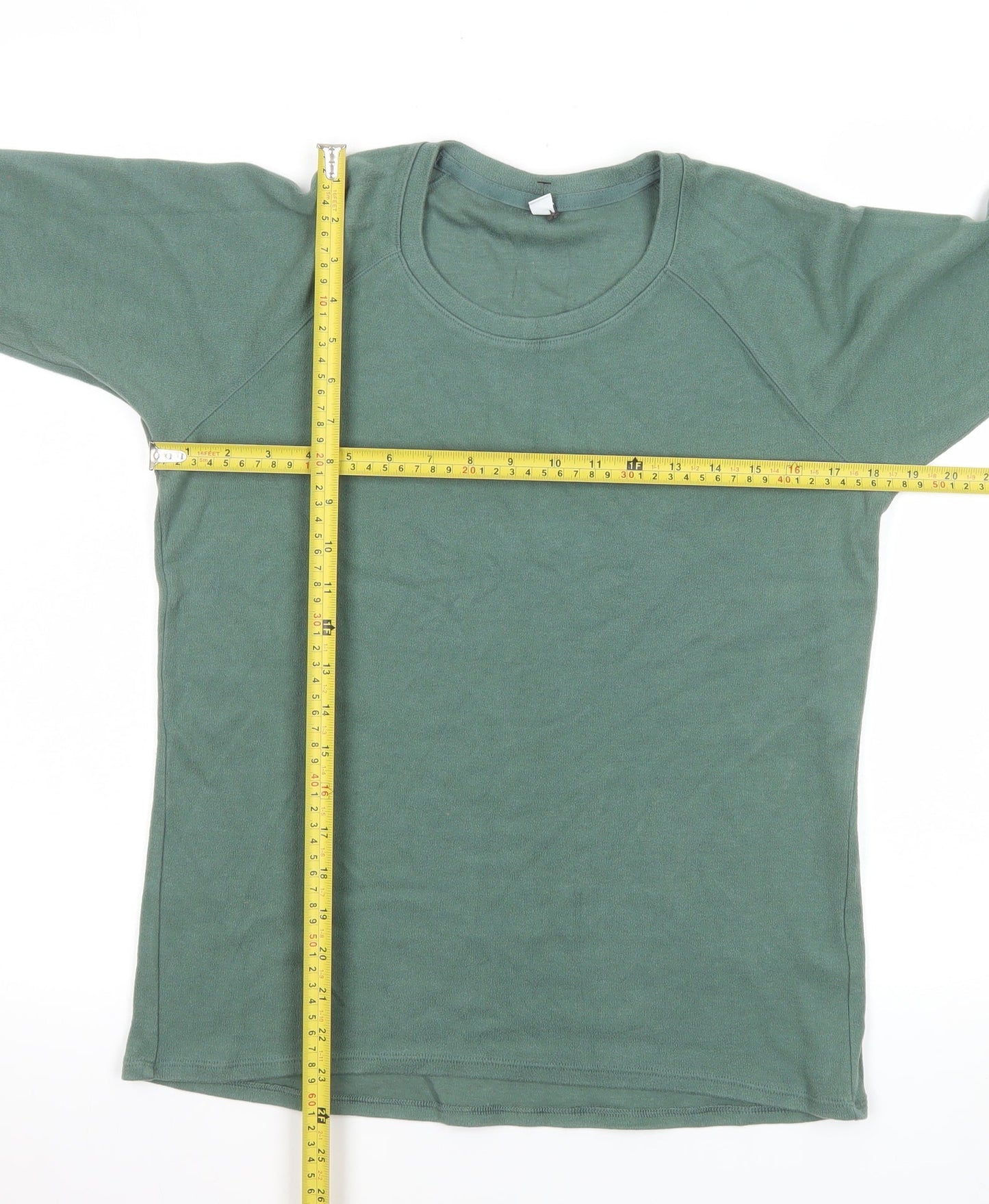 Uniqlo Men Green Medium Pullover Lightweight Crew Neck Sweatshirt