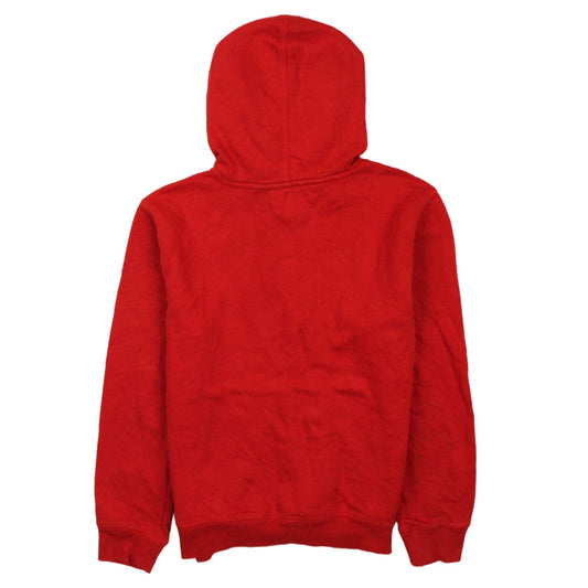 Tommy Hilfiger Boys Red Hoodie 16 Years Pullover Fleece Graphic Logo