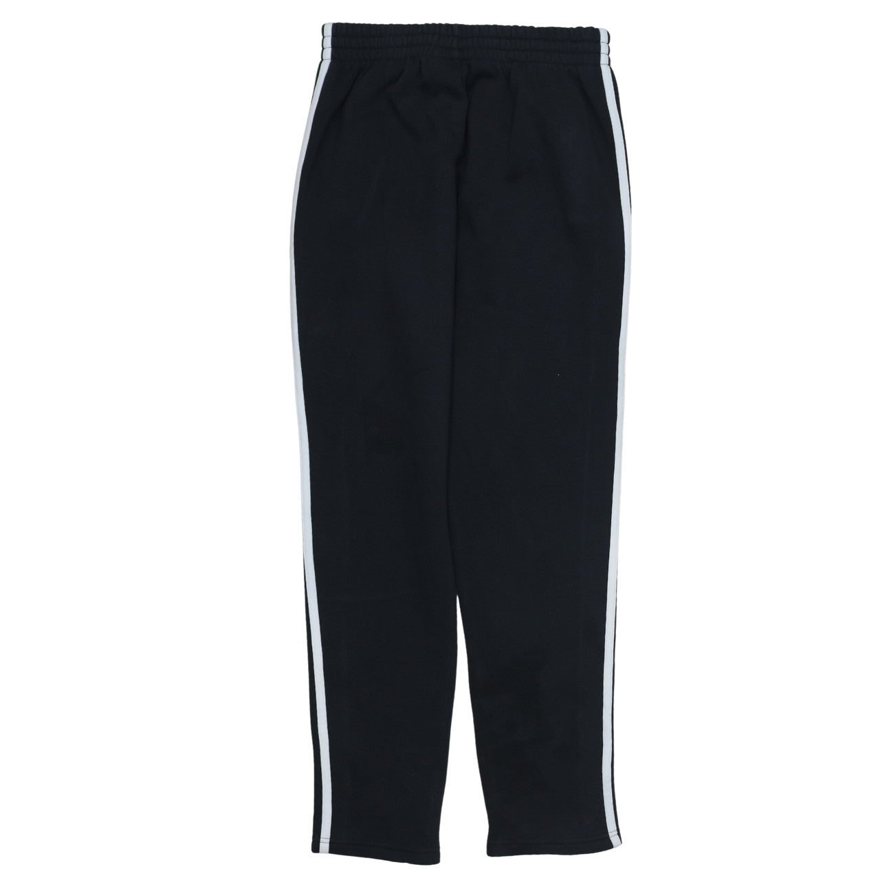 Adidas Boys Black Jogger Trousers 13-14 Years Side Stripe Sportswear