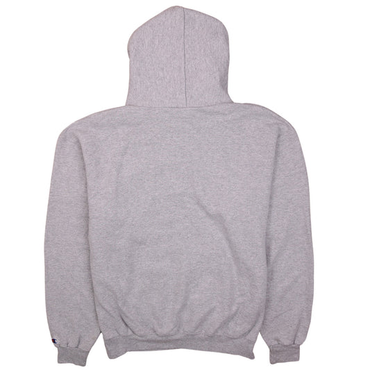 Champion Men's Grey Williams College Hoodie L Pullover Graphic Print