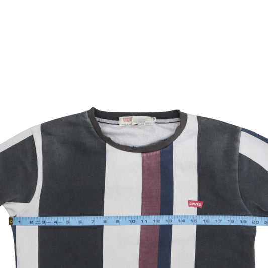 Levi's Men's Multicoloured Striped Slim Fit Sweatshirt M