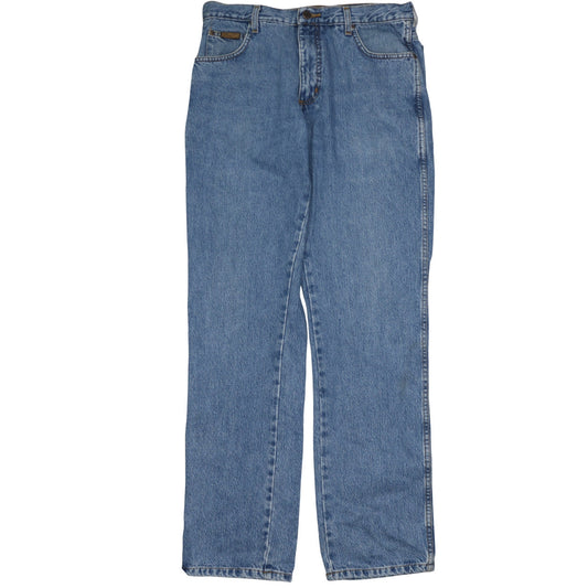 Wrangler Men's Blue 34/34 Regular Fit Denim Jeans