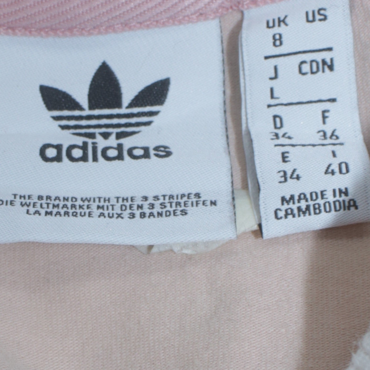 Adidas Women’s Pink Long Sleeve Crew Neck T-Shirt Size 8