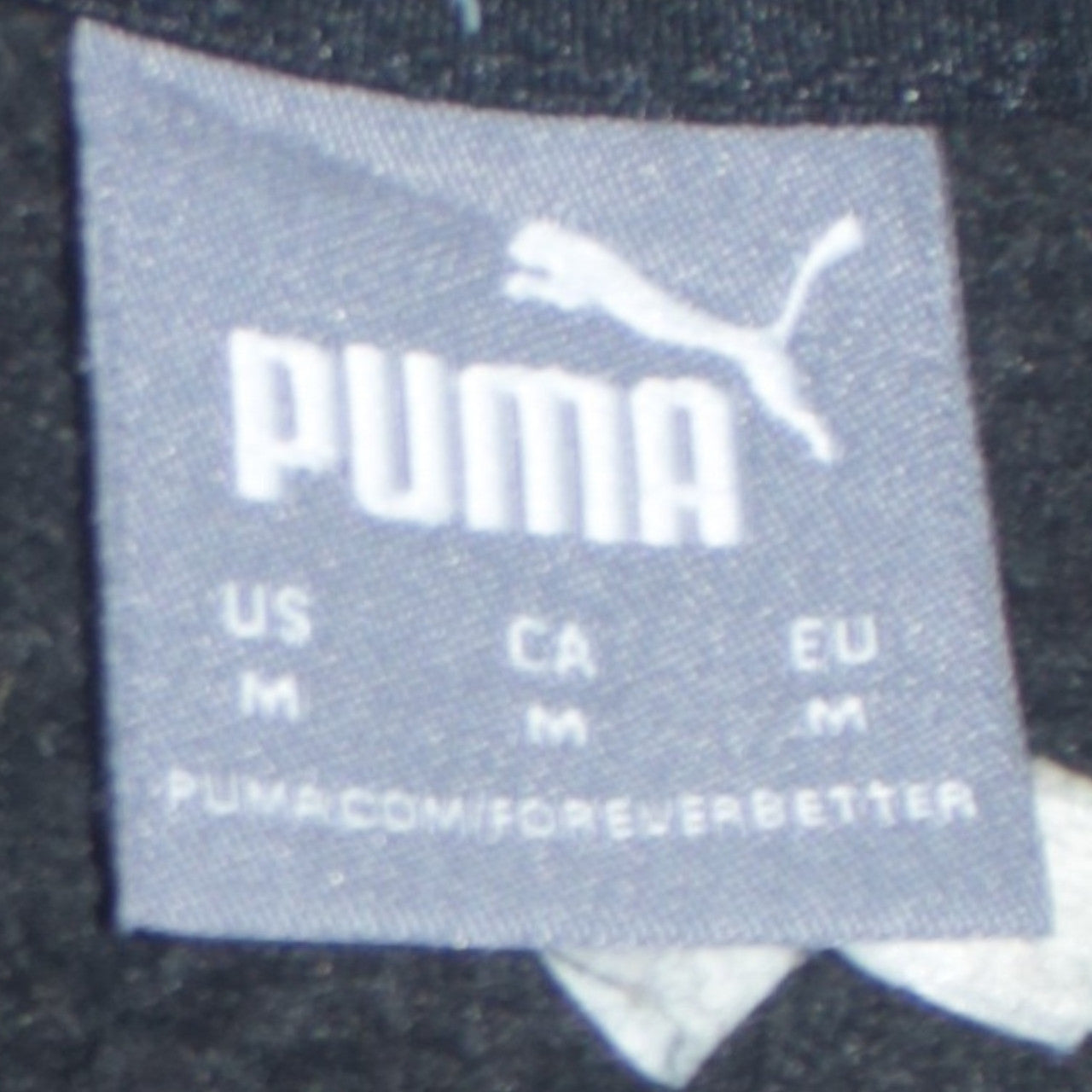 Puma Women's Black Medium Pullover Sweatshirt with Logo Print