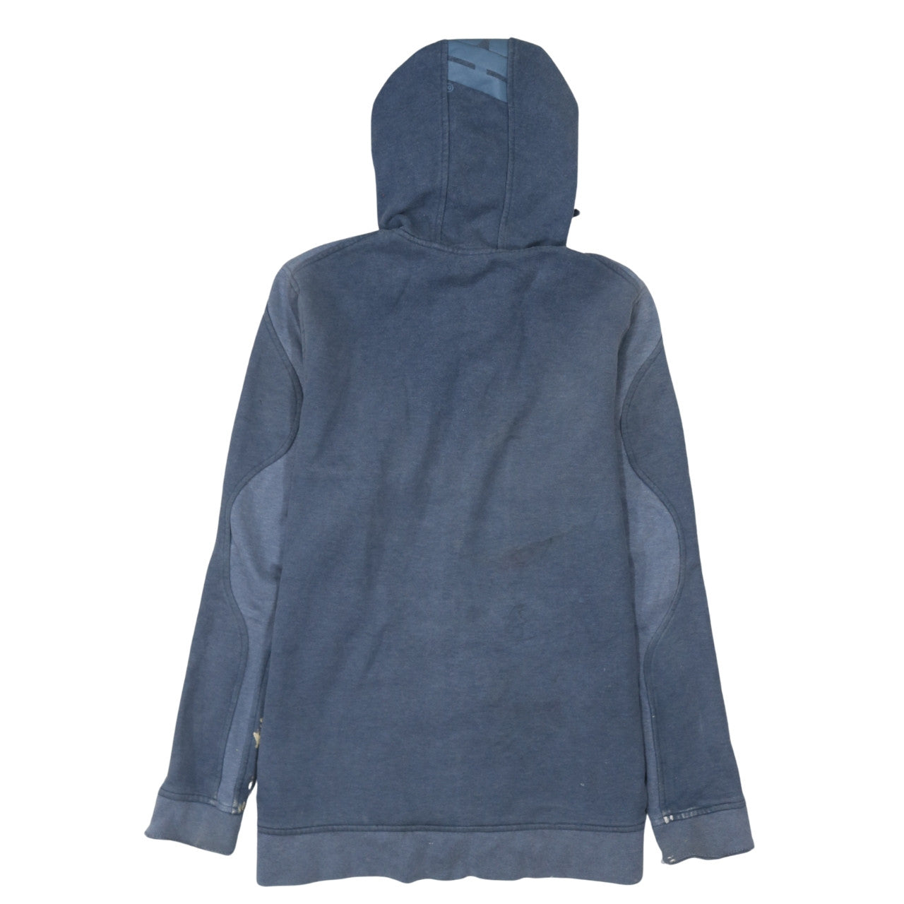 Nike Men's Blue Full Zip Hoodie Medium Fleece Cotton Sweatshirt