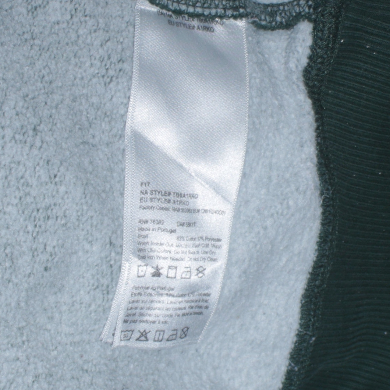 Timberland Men's Green XL Crew Neck Pullover Sweatshirt