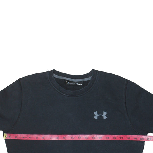 Under Armour Men's Black Small Pullover Crew Neck Sweatshirt