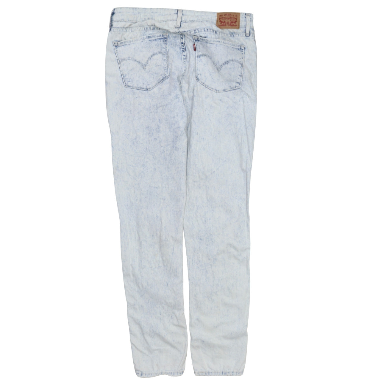 Levi's Women's Blue 711 Skinny Acid Wash Jeans Size 29