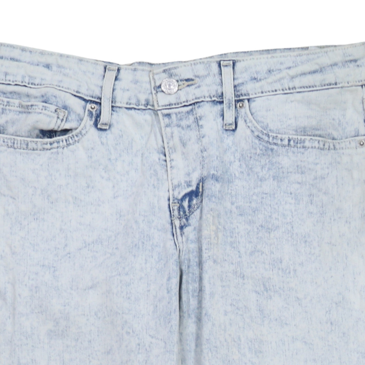 Levi's Women's Blue 711 Skinny Acid Wash Jeans Size 29