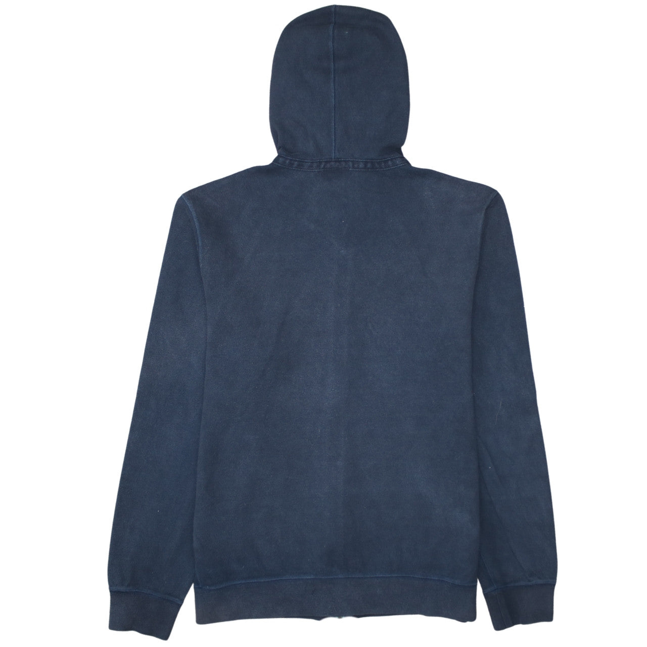 Lacoste Men’s Blue Full Zip Hoodie Size S Logo Embroidered Cotton