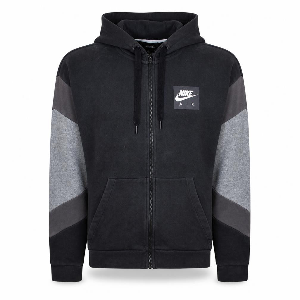 Nike Air Men's Black Full Zip Fleece Hoodie Size S