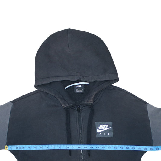 Nike Air Men's Black Full Zip Fleece Hoodie Size S