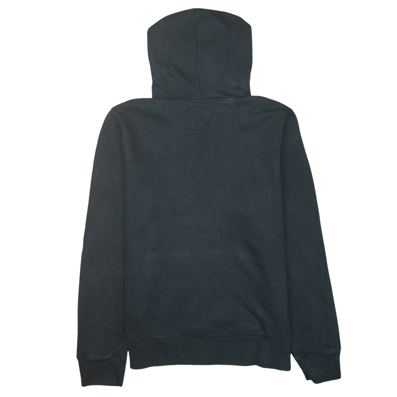 Hollister Men’s Black Pullover Hoodie L Graphic Logo Fleece
