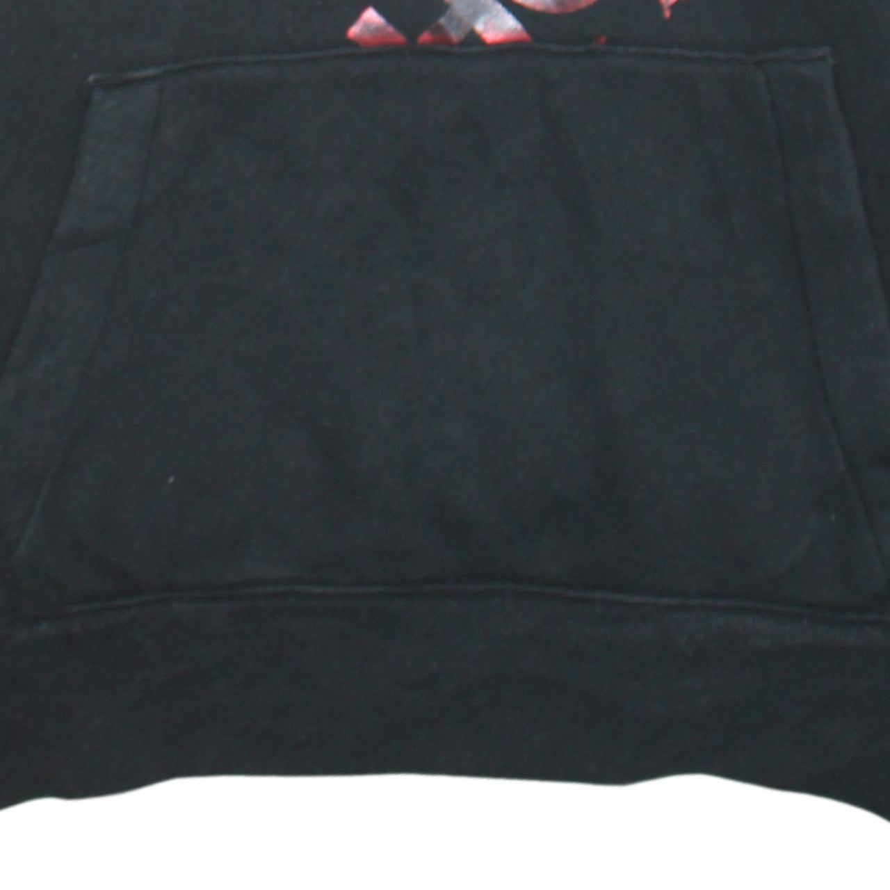 Hollister Men’s Black Pullover Hoodie L Graphic Logo Fleece