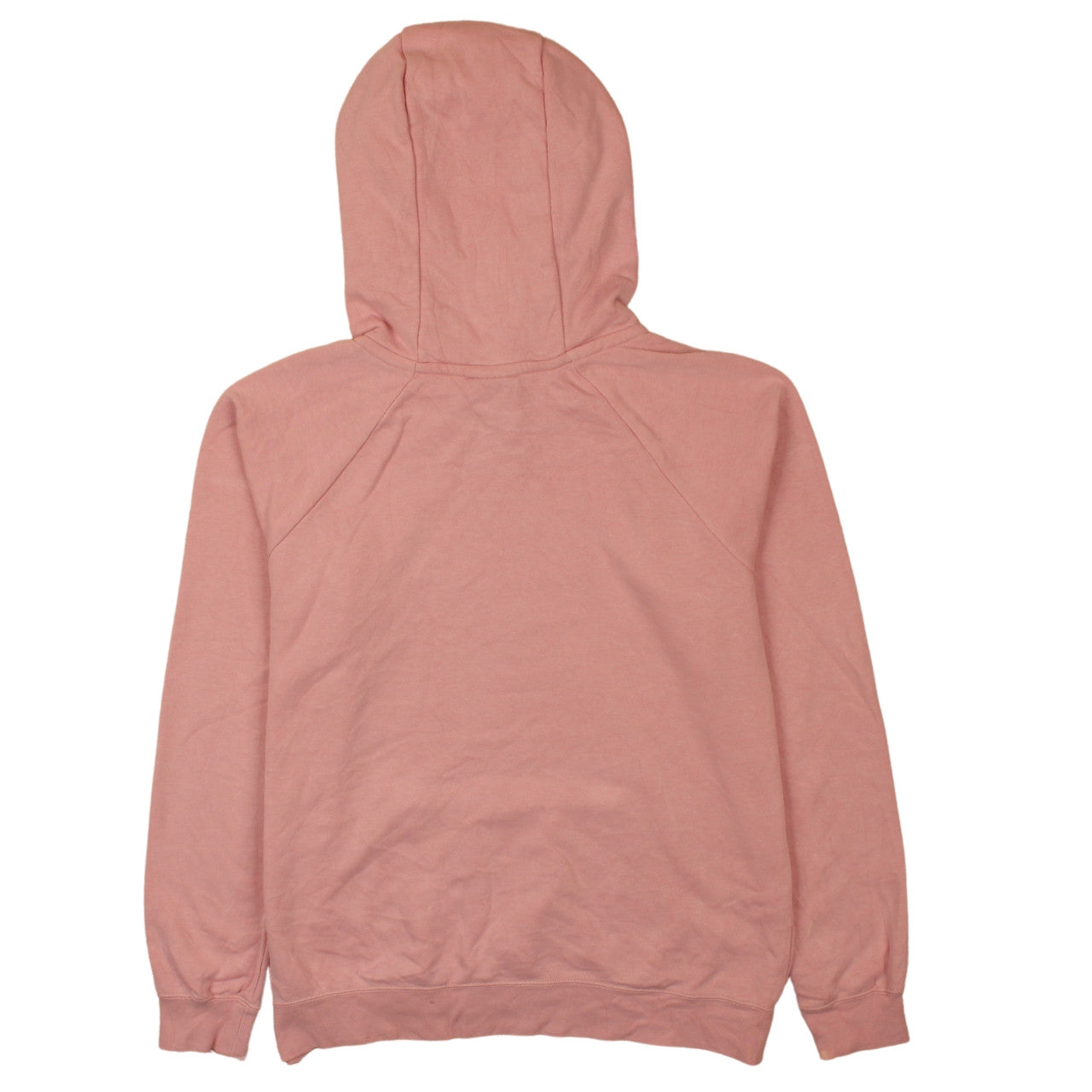 Nike Womens Pink Pullover Hoodie Medium Cotton Blend Casual Sweatshirt