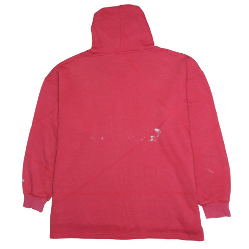Reebok Men's Red Pullover Hoodie M Athletic Training Fleece