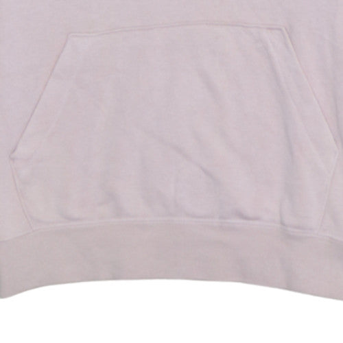 Nike Women's Pink Pullover Hoodie Small Logo Graphic Sweatshirt