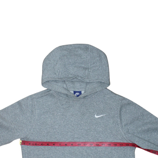 Nike Boys Grey Pullover Hoodie XL (13-15 Years) Fleece Sweatshirt