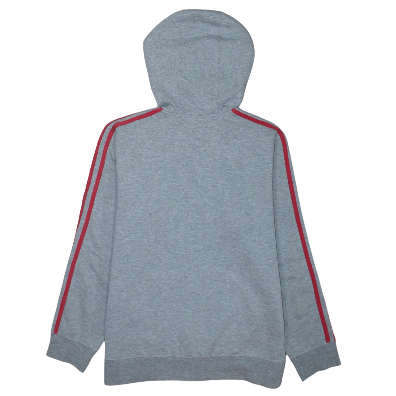 Adidas Boys Grey Full Zip Hoodie Size 10 Years Classic Sportswear