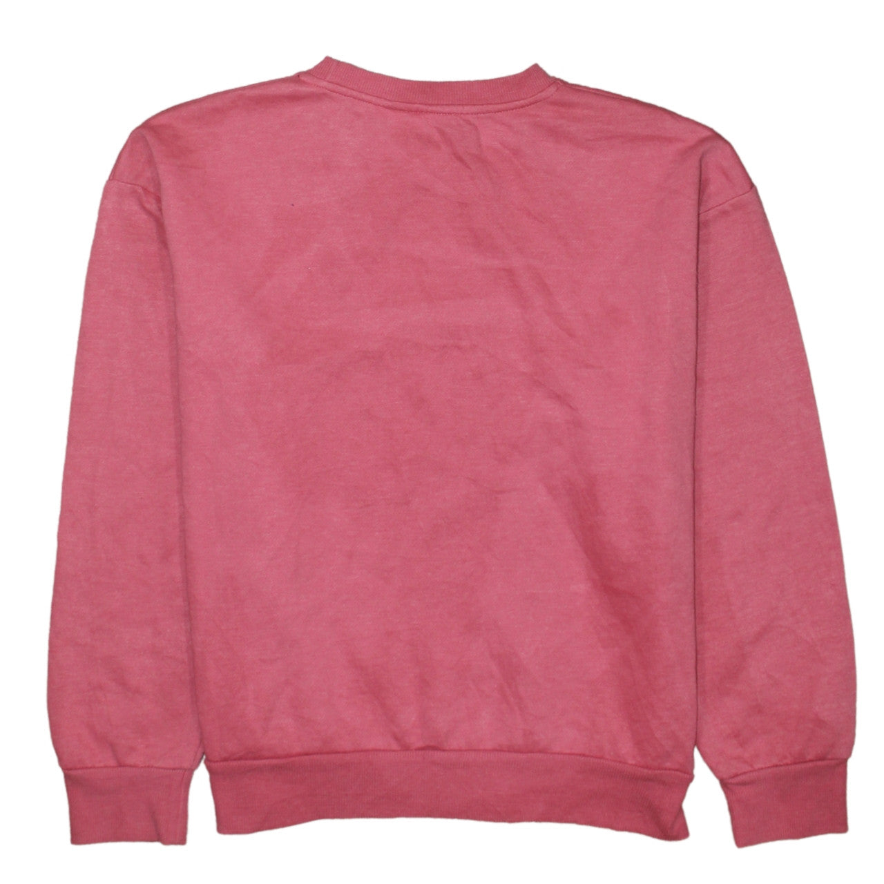 Disney Women Pink Minnie Mouse Sweatshirt UK 12 Crew Neck Pullover