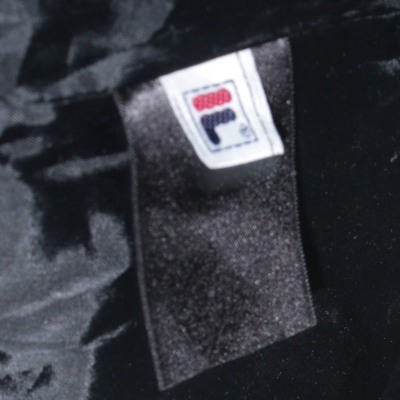 Fila Men's Black Puffer Jacket Size M Warm Quilted Winter Coat
