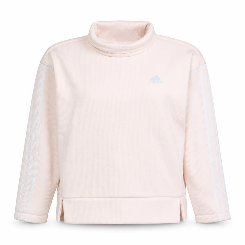 Adidas Women's Beige Long Sleeve Pullover Sweatshirt Size M