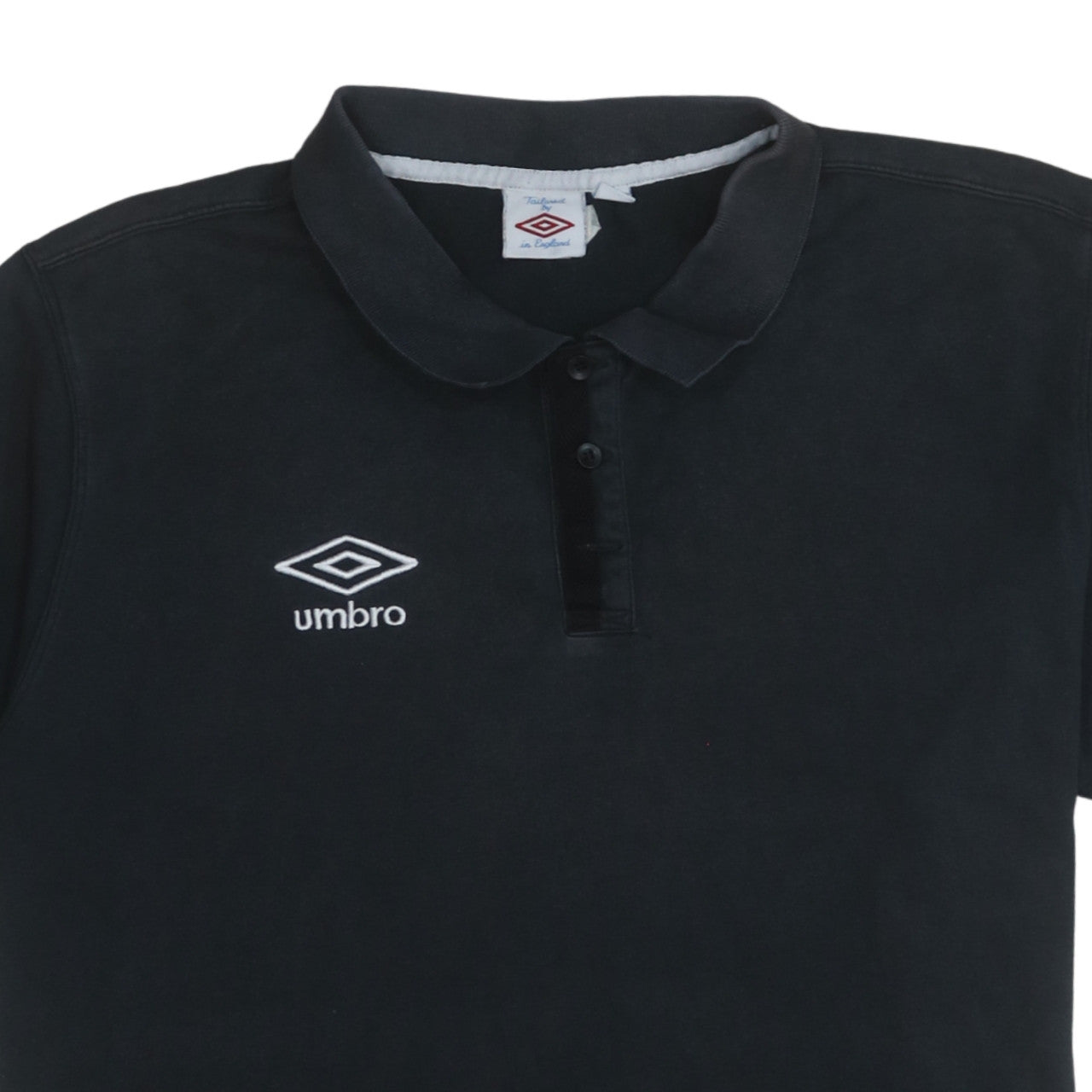 Umbro Men's Black 2XL Short Sleeve Cotton Blend Polo Shirt